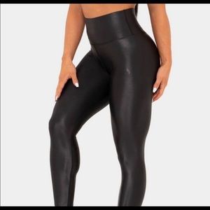 NWT Ryderwear Wet Look High Waisted Leggings